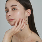 ciite' シーテ ピアス（両耳用） 【 金属アレルギー対応 】 ハートパールピアス サージカルステンレス (両耳用)