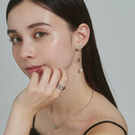 ciite' シーテ ピアス（両耳用） 【 金属アレルギー対応 】 ハートパールピアス サージカルステンレス (両耳用)