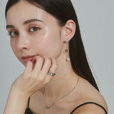 ciite' シーテ ピアス（両耳用） 【 金属アレルギー対応 】 ハートパールピアス サージカルステンレス (両耳用)