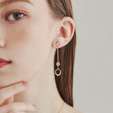 ciite' シーテ ピアス（両耳用） 【 金属アレルギー対応 】 モチーフロングピアス サージカルステンレス (両耳用)