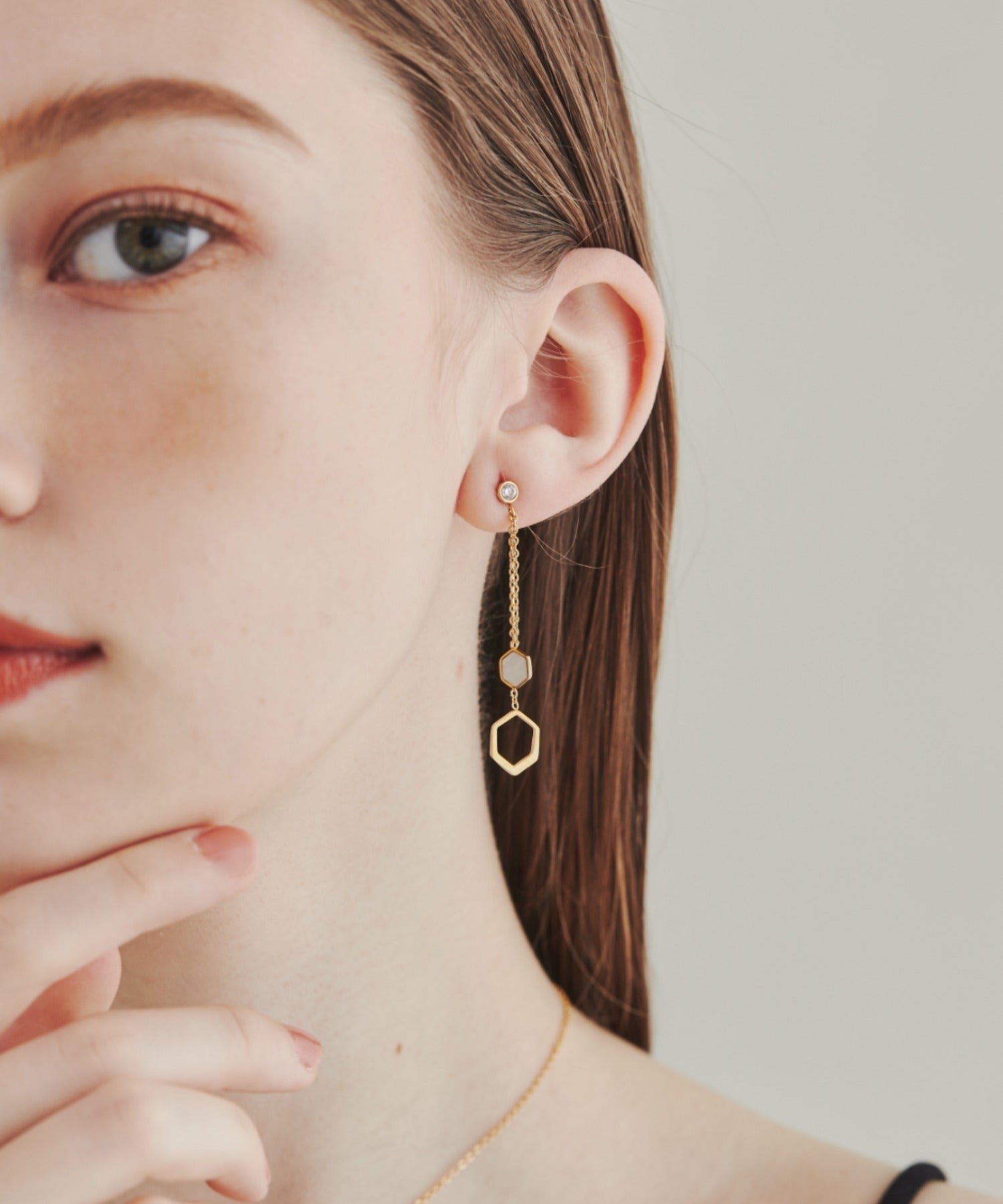 ciite' シーテ ピアス（両耳用） 【 金属アレルギー対応 】 モチーフロングピアス サージカルステンレス (両耳用)