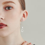 ciite' シーテ ピアス（両耳用） 【 金属アレルギー対応 】 モチーフロングピアス サージカルステンレス (両耳用)