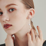 ciite' シーテ ピアス（両耳用） 【 金属アレルギー対応 】 モチーフロングピアス サージカルステンレス (両耳用)