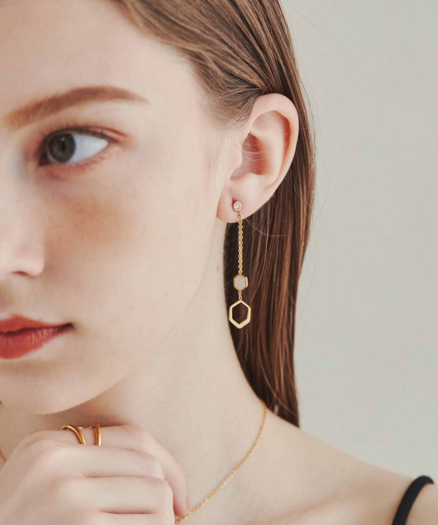 ciite' シーテ ピアス（両耳用） 【 金属アレルギー対応 】 モチーフロングピアス サージカルステンレス (両耳用)