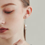 ciite' シーテ ピアス（両耳用） 【 金属アレルギー対応 】 モチーフロングピアス サージカルステンレス (両耳用)