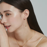 ciite' シーテ ピアス（両耳用） 【 金属アレルギー対応 】 モチーフロングピアス サージカルステンレス (両耳用)