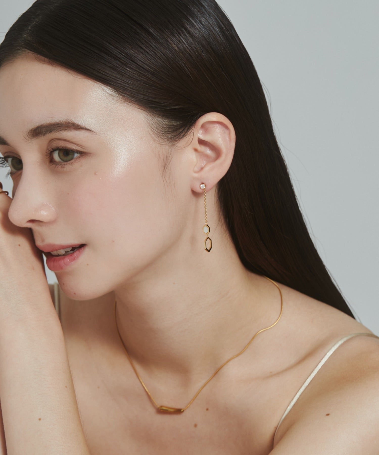 ciite' シーテ ピアス（両耳用） 【 金属アレルギー対応 】 モチーフロングピアス サージカルステンレス (両耳用)