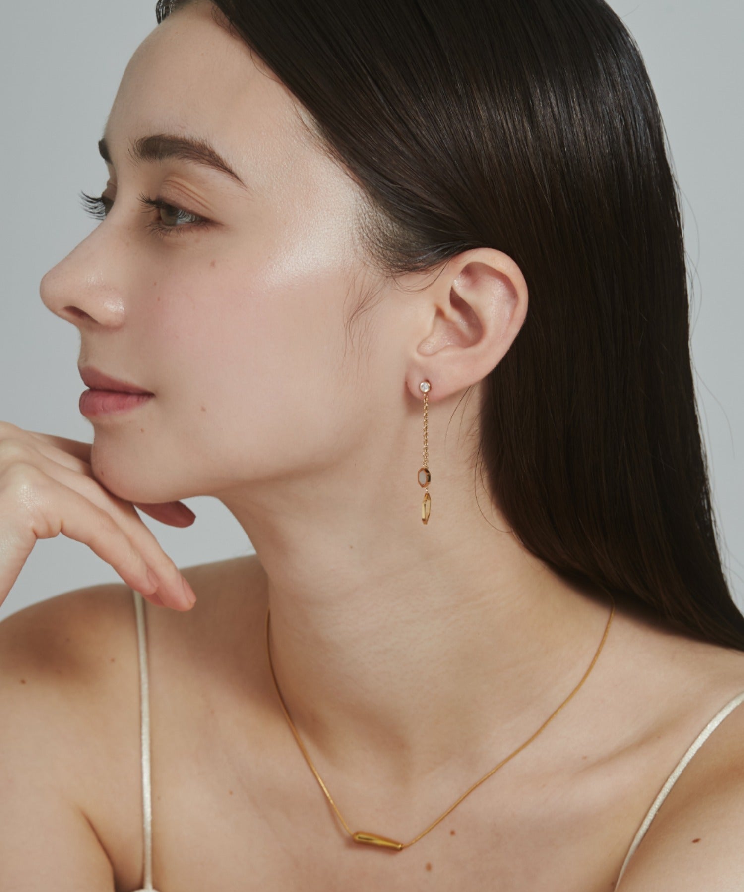 ciite' シーテ ピアス（両耳用） 【 金属アレルギー対応 】 モチーフロングピアス サージカルステンレス (両耳用)