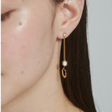 ciite' シーテ ピアス（両耳用） 【 金属アレルギー対応 】 モチーフロングピアス サージカルステンレス (両耳用)