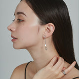 ciite' シーテ ピアス（両耳用） 【 金属アレルギー対応 】 モチーフロングピアス サージカルステンレス (両耳用)