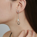 ciite' シーテ ピアス（両耳用） 【 金属アレルギー対応 】 モチーフロングピアス サージカルステンレス (両耳用)