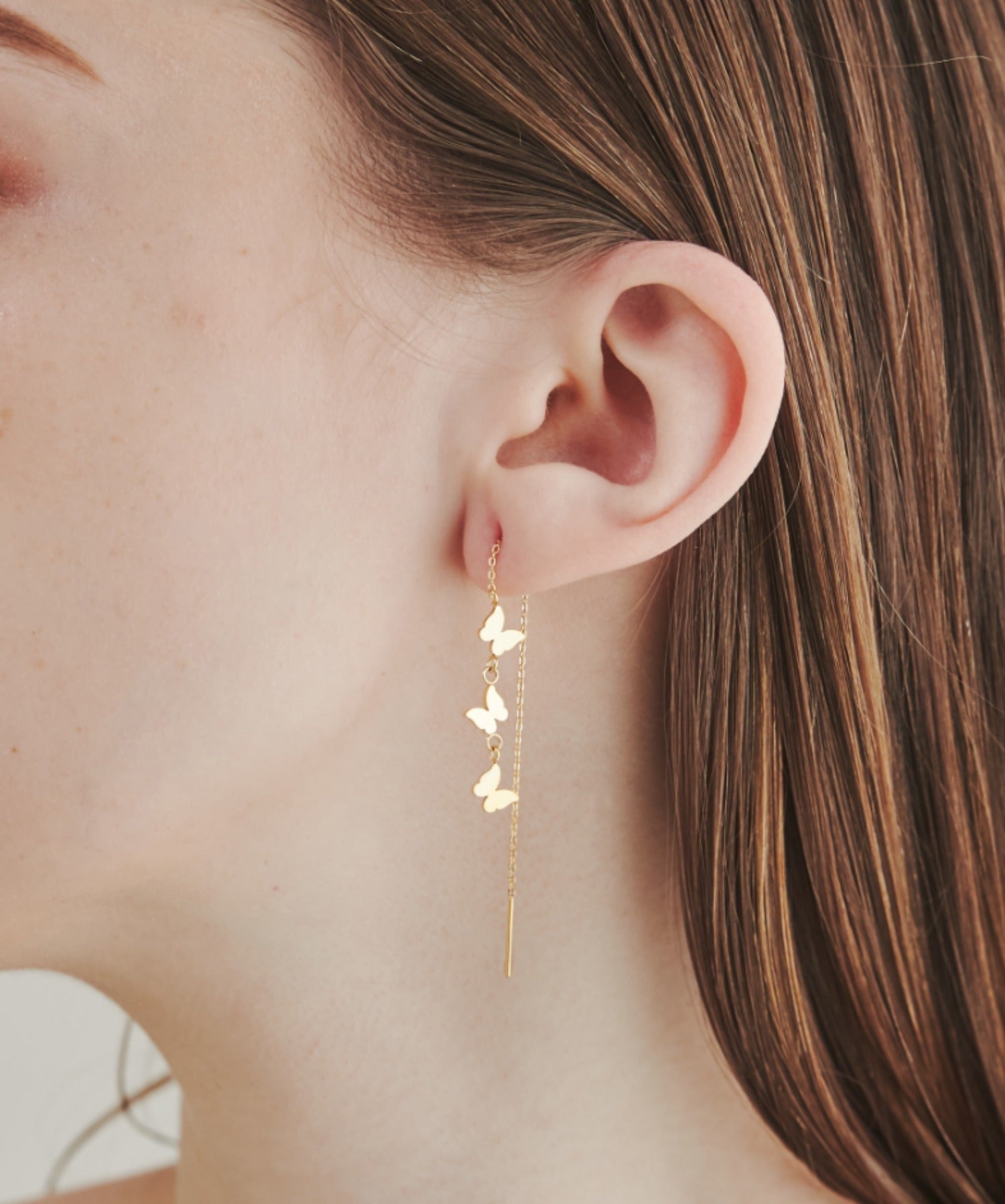 ciite' シーテ ピアス（両耳用） 【 金属アレルギー対応 】 バタフライピアス サージカルステンレス (両耳用)