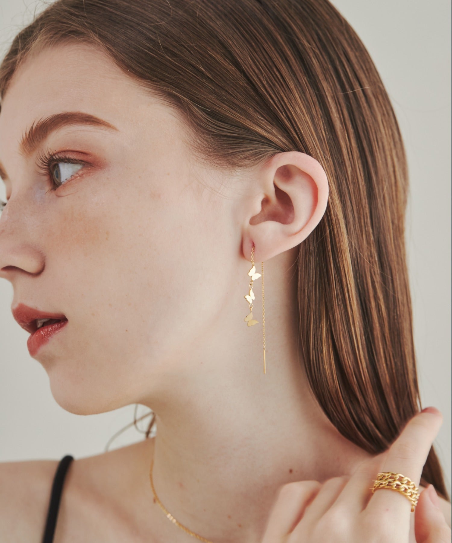 ciite' シーテ ピアス（両耳用） 【 金属アレルギー対応 】 バタフライピアス サージカルステンレス (両耳用)