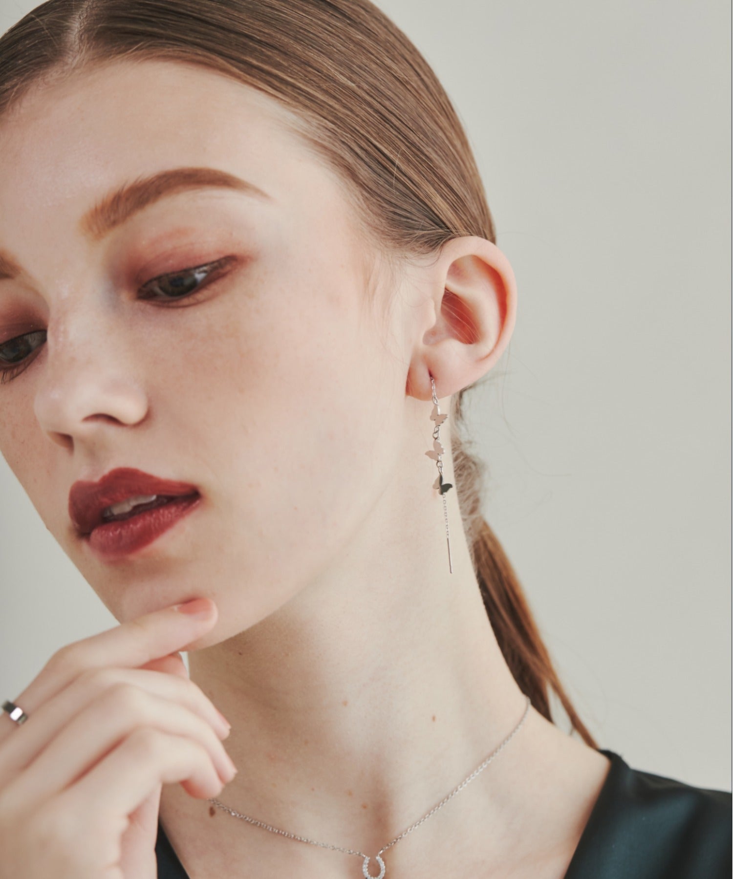 ciite' シーテ ピアス（両耳用） 【 金属アレルギー対応 】 バタフライピアス サージカルステンレス (両耳用)