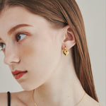 ciite' シーテ ピアス（両耳用） 【 金属アレルギー対応 】 ハートモチーフピアス サージカルステンレス (両耳用)