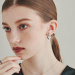 ciite' シーテ ピアス（両耳用） 【 金属アレルギー対応 】 ハートモチーフピアス サージカルステンレス (両耳用)