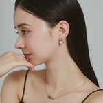 ciite' シーテ ピアス（両耳用） 【 金属アレルギー対応 】 ハートモチーフピアス サージカルステンレス (両耳用)