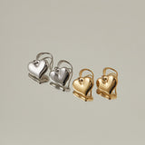 ciite' シーテ ピアス（両耳用） 【 金属アレルギー対応 】 ハートフックピアス サージカルステンレス (両耳用)