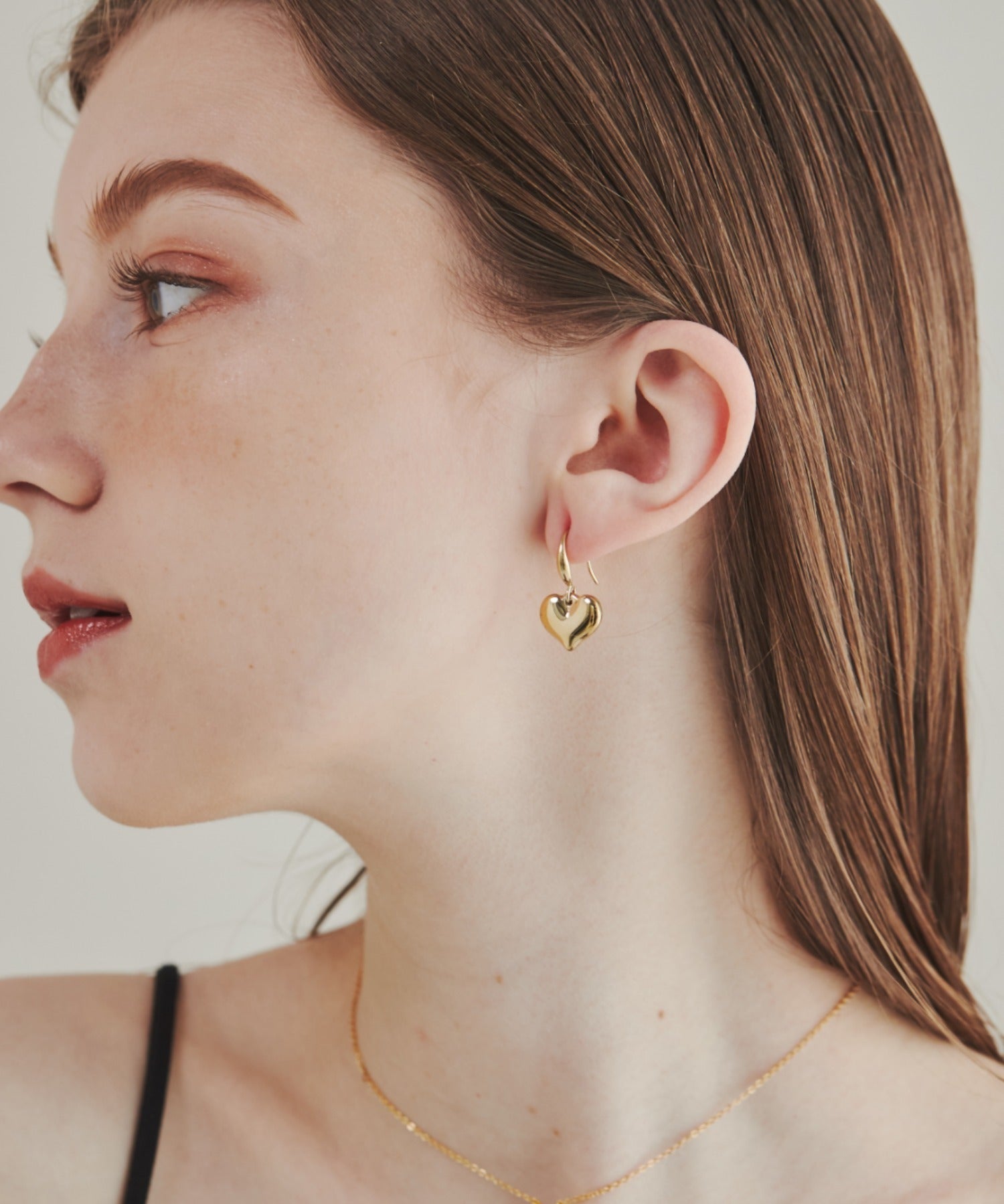 ciite' シーテ ピアス（両耳用） 【 金属アレルギー対応 】 ハートフックピアス サージカルステンレス (両耳用)