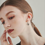 ciite' シーテ ピアス（両耳用） 【 金属アレルギー対応 】 ハートフックピアス サージカルステンレス (両耳用)