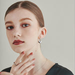 ciite' シーテ ピアス（両耳用） 【 金属アレルギー対応 】 ハートフックピアス サージカルステンレス (両耳用)