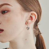 ciite' シーテ ピアス（両耳用） 【 金属アレルギー対応 】 ハートフックピアス サージカルステンレス (両耳用)