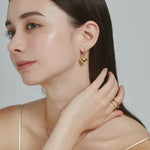 ciite' シーテ ピアス（両耳用） 【 金属アレルギー対応 】 ハートフックピアス サージカルステンレス (両耳用)