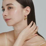 ciite' シーテ ピアス（両耳用） 【 金属アレルギー対応 】 ハートフックピアス サージカルステンレス (両耳用)