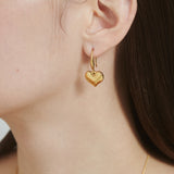 ciite' シーテ ピアス（両耳用） 【 金属アレルギー対応 】 ハートフックピアス サージカルステンレス (両耳用)