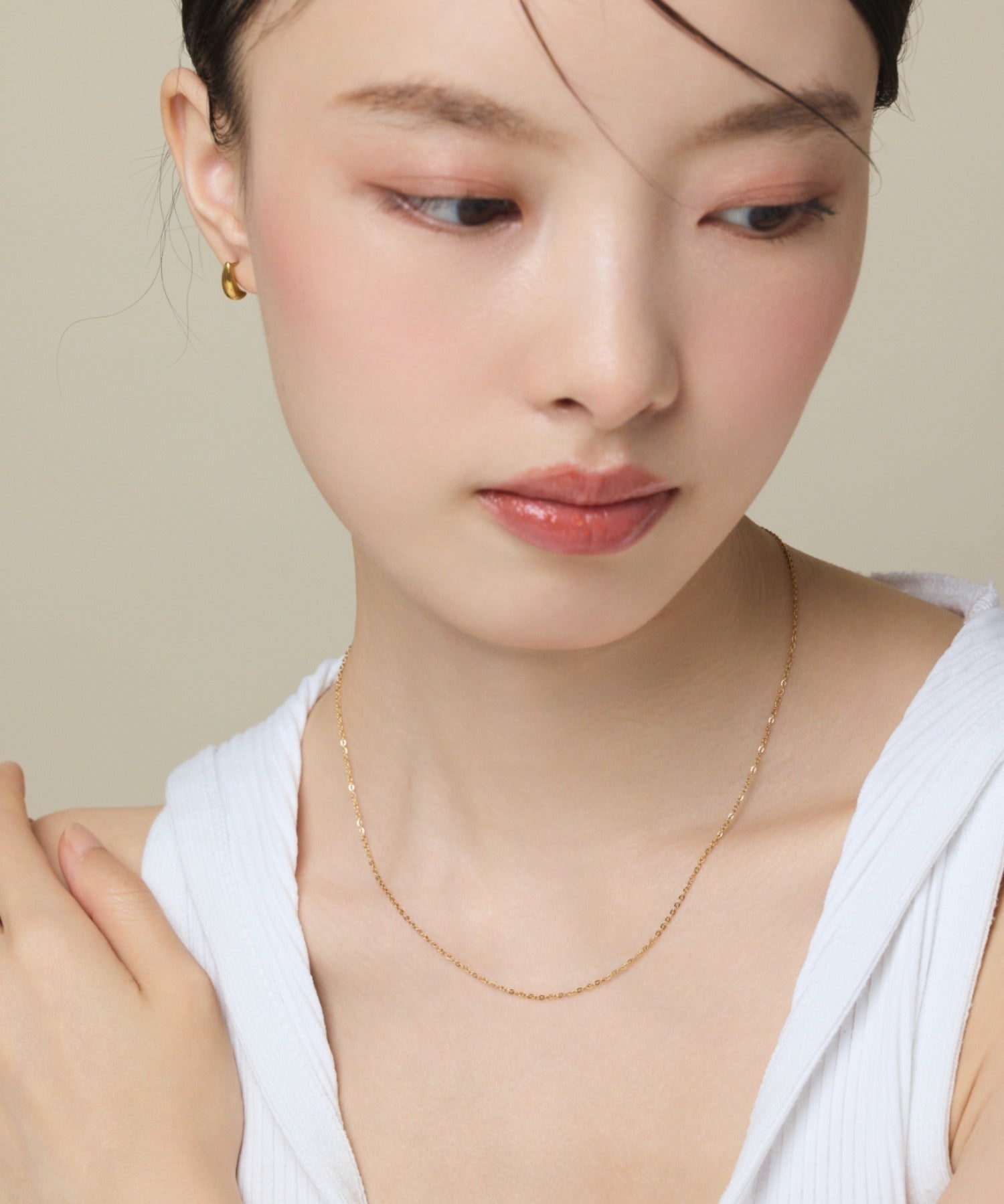 ciite' シーテ ネックレス 【 金属アレルギー対応 】 シンプルチェーンネックレス サージカルステンレス