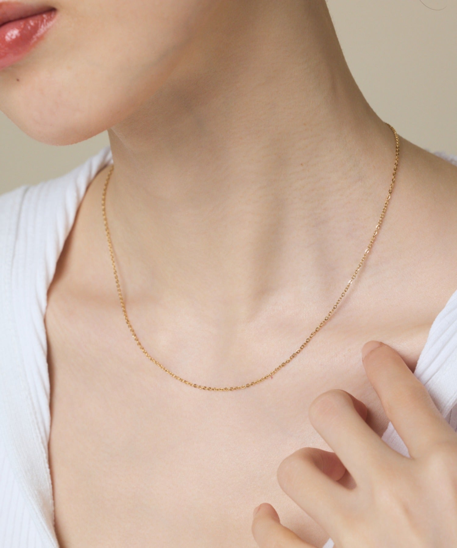 ciite' シーテ ネックレス 【 金属アレルギー対応 】 シンプルチェーンネックレス サージカルステンレス