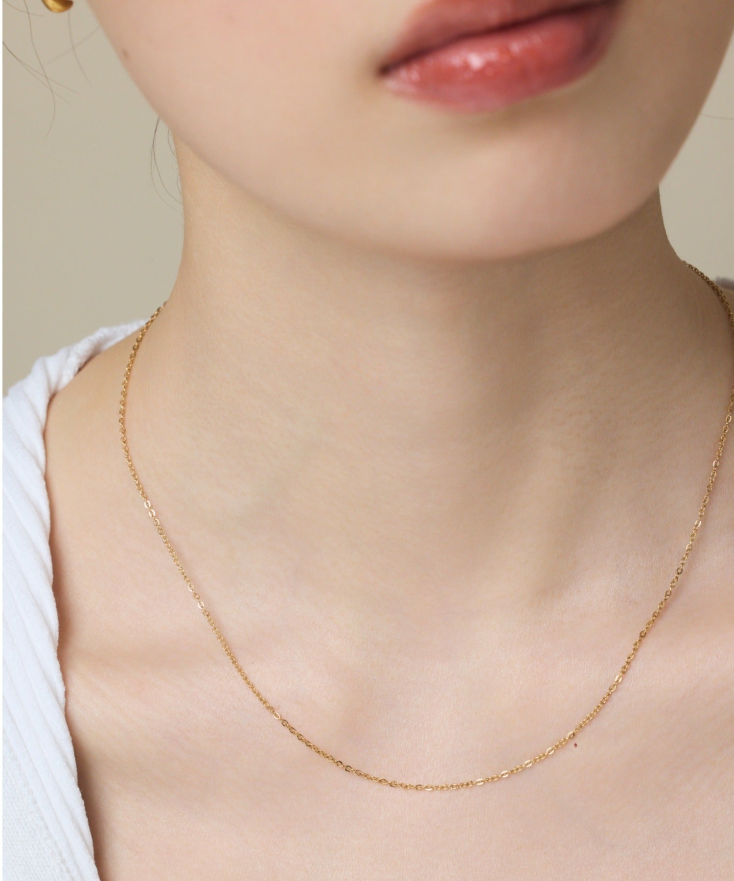 ciite' シーテ ネックレス 【 金属アレルギー対応 】 シンプルチェーンネックレス サージカルステンレス