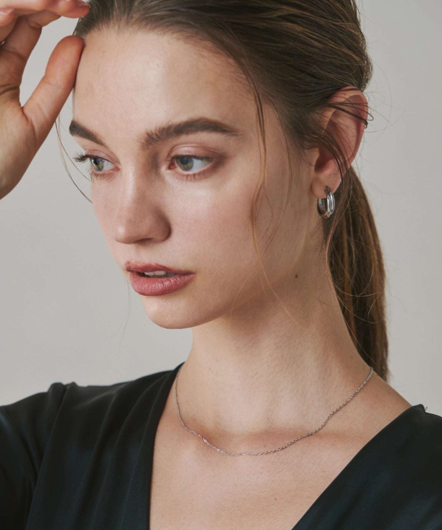 ciite' シーテ ネックレス 【 金属アレルギー対応 】 シンプルチェーンネックレス サージカルステンレス