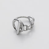 ciite' シーテ リング 【 金属アレルギー対応 】 マンテルデザインリング サージカルステンレス