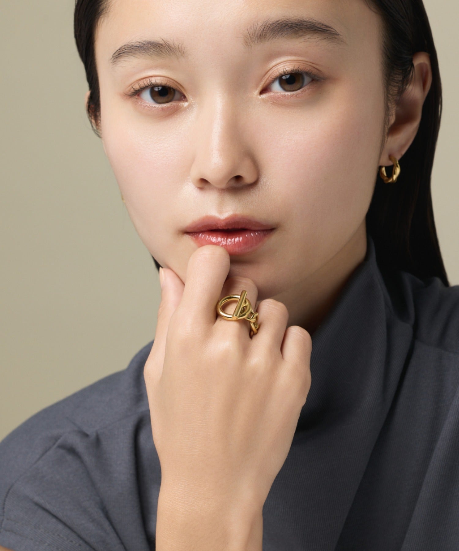 ciite' シーテ リング 【 金属アレルギー対応 】 マンテルデザインリング サージカルステンレス