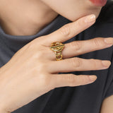 ciite' シーテ リング 【 金属アレルギー対応 】 マンテルデザインリング サージカルステンレス