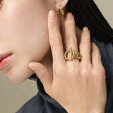 ciite' シーテ リング 【 金属アレルギー対応 】 マンテルデザインリング サージカルステンレス