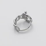 ciite' シーテ リング 【 金属アレルギー対応 】 マンテルデザインリング サージカルステンレス