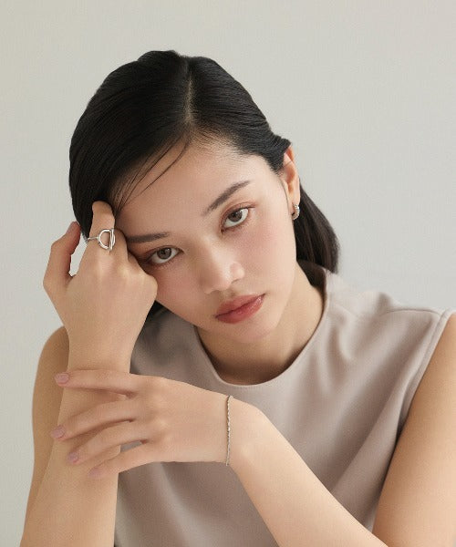 ciite' シーテ リング 【 金属アレルギー対応 】 マンテルデザインリング サージカルステンレス