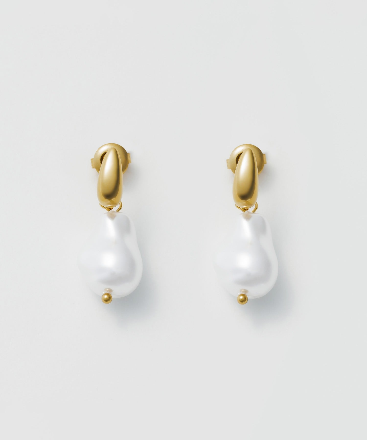 ciite' シーテ ピアス（両耳用） 【 金属アレルギー対応 】 ニュアンスパールピアス サージカルステンレス (両耳用)