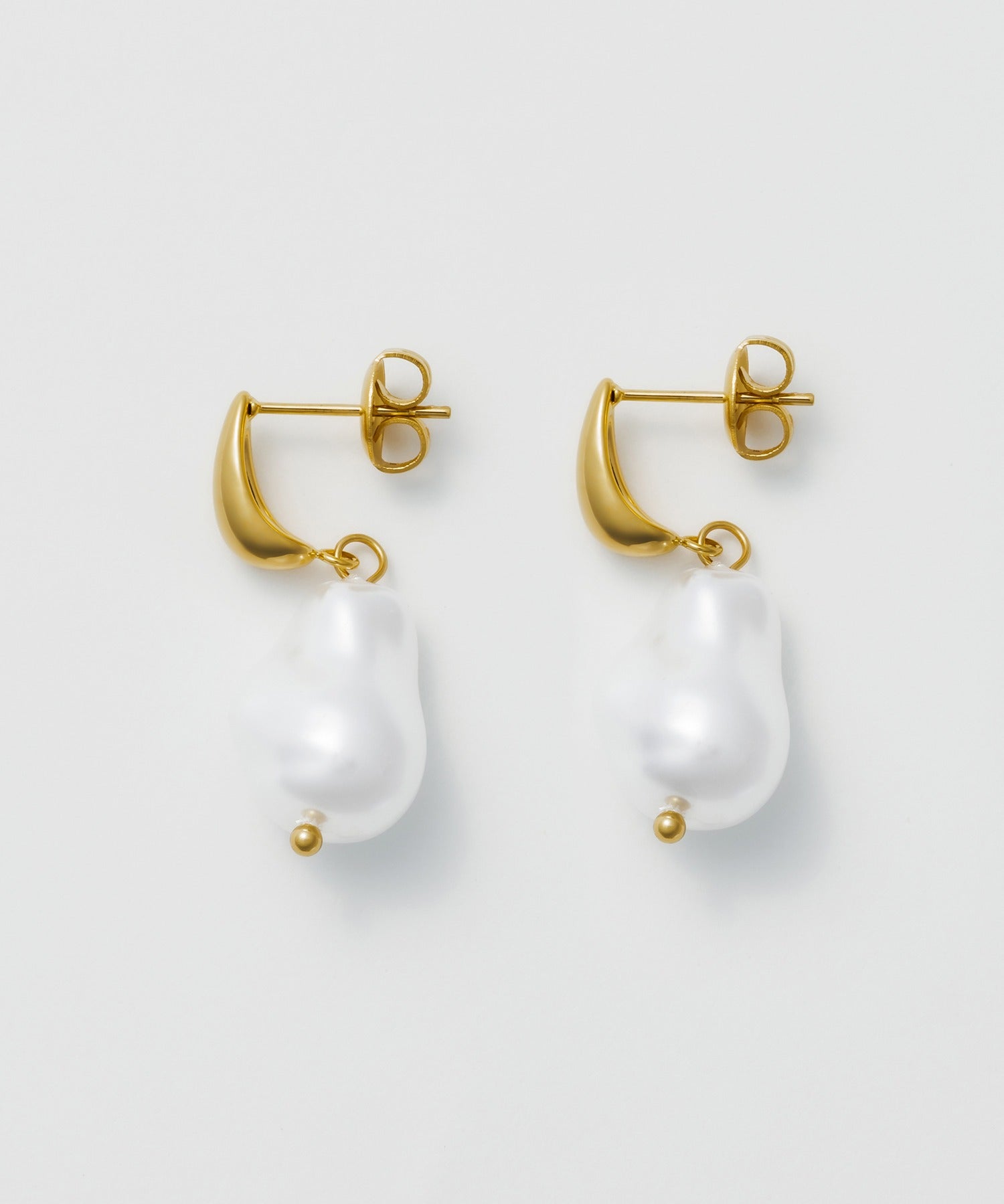 ciite' シーテ ピアス（両耳用） 【 金属アレルギー対応 】 ニュアンスパールピアス サージカルステンレス (両耳用)