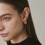 ciite' シーテ ピアス（両耳用） 【 金属アレルギー対応 】 ツイストスリーラインピアス サージカルステンレス (両耳用)