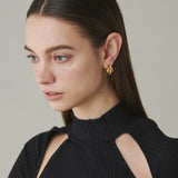 ciite' シーテ ピアス（両耳用） 【 金属アレルギー対応 】 ツイストスリーラインピアス サージカルステンレス (両耳用)