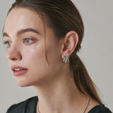 ciite' シーテ ピアス（両耳用） 【 金属アレルギー対応 】 ツイストスリーラインピアス サージカルステンレス (両耳用)