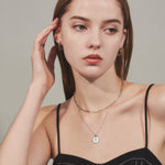 ciite' シーテ ネックレス 【 金属アレルギー対応 】 2連 エリザベス コインネックレス サージカルステンレス