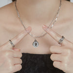 ciite' シーテ ネックレス 【 金属アレルギー対応 】 2連 エリザベス コインネックレス サージカルステンレス