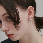 ciite' シーテ ピアス（両耳用） 【 金属アレルギー対応 】 ねじりフープピアス サージカルステンレス (両耳用)