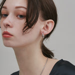 ciite' シーテ ピアス（両耳用） 【 金属アレルギー対応 】 ねじりフープピアス サージカルステンレス (両耳用)