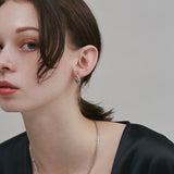 ciite' シーテ ピアス（両耳用） 【 金属アレルギー対応 】 ねじりフープピアス サージカルステンレス (両耳用)