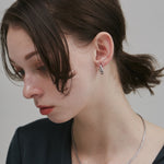 ciite' シーテ ピアス（両耳用） 【 金属アレルギー対応 】 ねじりフープピアス サージカルステンレス (両耳用)